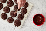 Flourless Chocolate Pecan Cookies